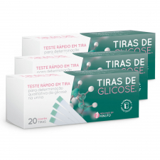 Tiras de Glicose - 3 kits - Promoção - Venc.: 08/2023 - Inlab